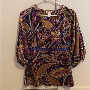 Paisley Harold’s top for work or fancy dinner